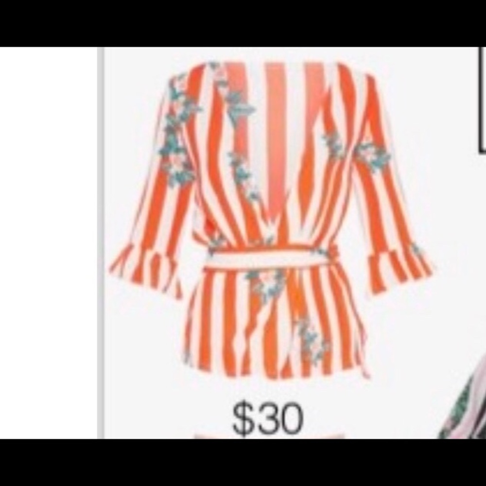 Chiffon wrap blouse